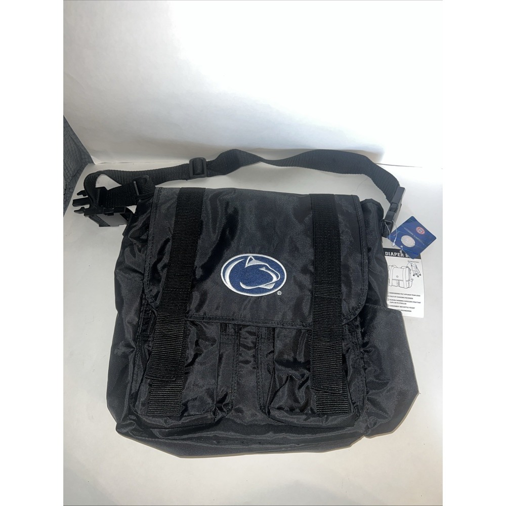 New Penn State Nittany Lions Diaper Bag 14"H X 15"W, With Shoulder Strap & Pad